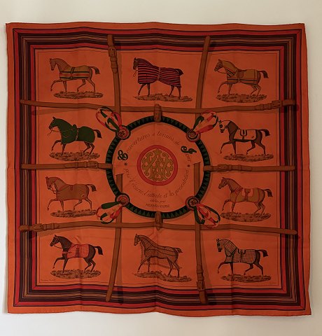 Hermès: silk scarf.