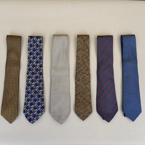 Hermès silk ties.