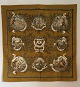 Hermès: silk scarf with "hunting motifs"